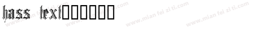 hass text字体转换